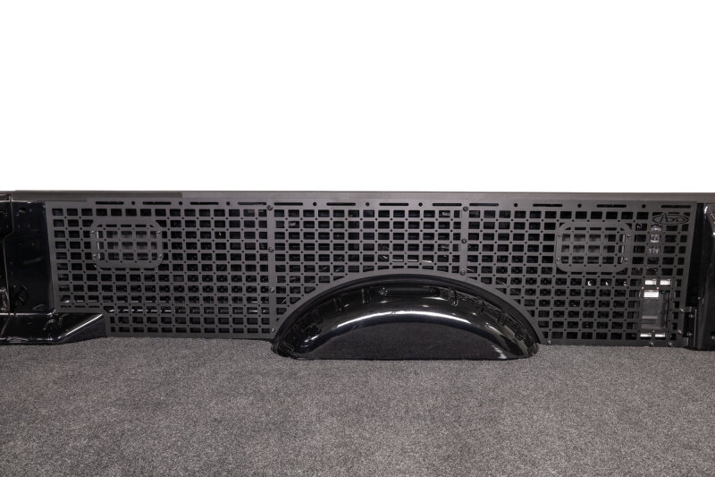 Ford Super Duty F-250 Molle Panel - Driver Side - Addictive Desert Designs - Bed Side Accessory Mounting Panel - Hammer Black - `23-`26